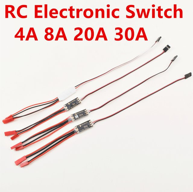 KINGMODEL RC Elektronischer Schalter, mit Sicherheitsschutz, ferngesteuert - Bild 1