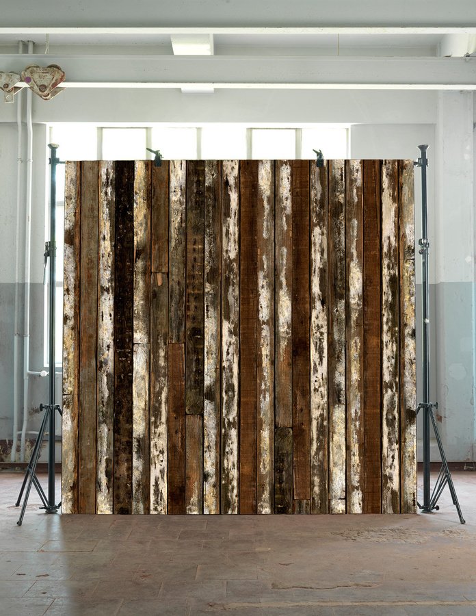 NLXL Wandtapete Scrapwood Design in Braun, Vliesmural PHE-13 - Bild 3