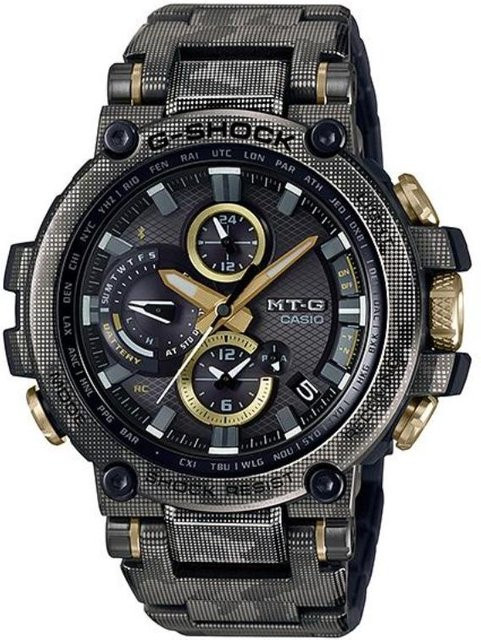 Casio Armbanduhr, Quarz, Edelstahl, Schwarz, Herren, 20 ATM - Bild 1