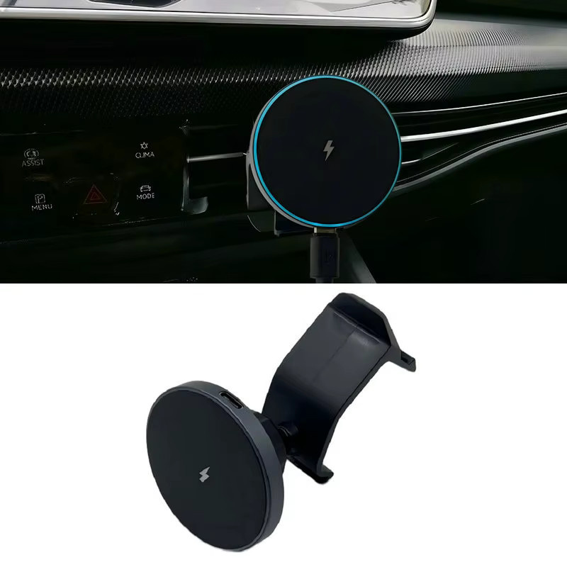 Magnetische Handyhalterung für Volkswagen VW Golf 8 in Schwarz - Bild 3