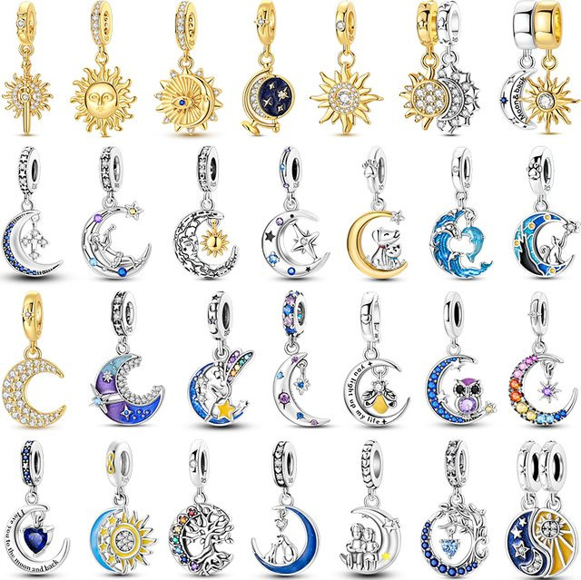 Charm-Anhänger 925 Silber, Perle, Damen - Bild 1