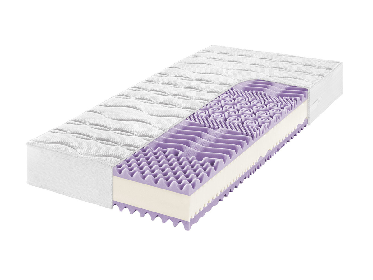 Frankenstolz Hybrid Matratze Allergo KS in Weiß, 80 x 200 cm, antibakteriell und mit abnehmbarem Bezug - Bild 1