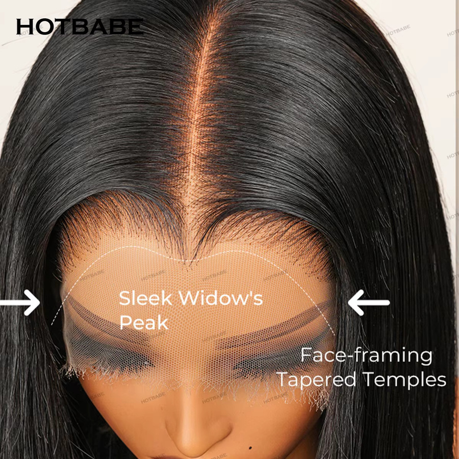 HOTBABE Hairline Wear And Go Perücke, Echthaar, 40-42 Zoll, 400 Dichte, HD Lace Frontal - Bild 3
