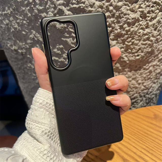 Magnetische Samsung Galaxy Schutzhülle mit MagSafe Kompatibilität, rutschfest und stoßfest, Farbe: Orange, passend für Samsung Galaxy S26, S25, S24, S23 Ultra, S26 Ultra - Bild 1