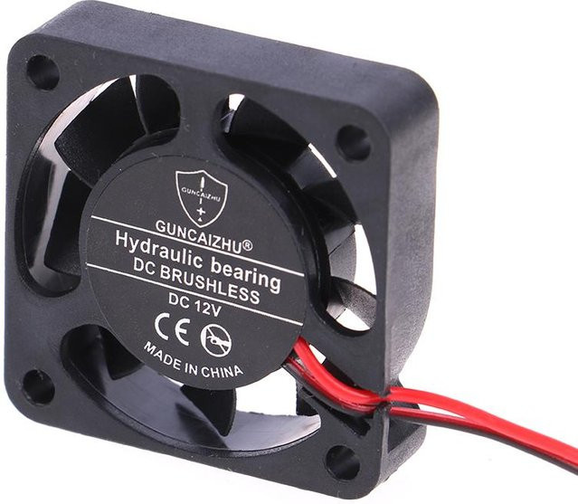 Etherealaty Leiser End-Lüfter für Ender 3D-Drucker 12V in Grau - Bild 1