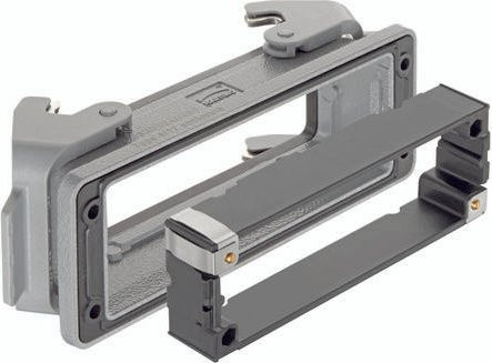 HARTING Anbaugehäuse 09 30 024 0391 09300240391 aus Aluminium in Grau - Bild 1