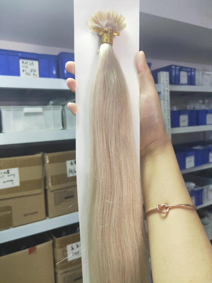 Ugeat Remy U-Spitzen-Haarverlängerung Echthaar, 14–24 Zoll - Bild 3