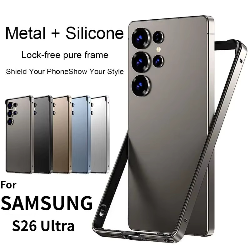 Schutzhülle aus Aluminium-Metallrahmen für Samsung Galaxy S26 S25 S24 Ultra Plus in Schwarz mit Wärmeableitung und leichtem Design - Bild 6
