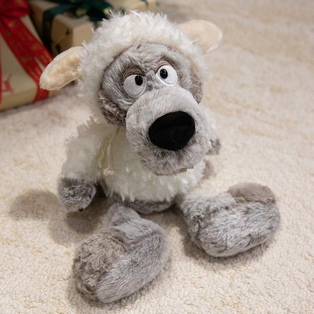 Kidsly Weicher Wolf im Schafspelz, Plüschtier, 35cm, Grau - Bild 1