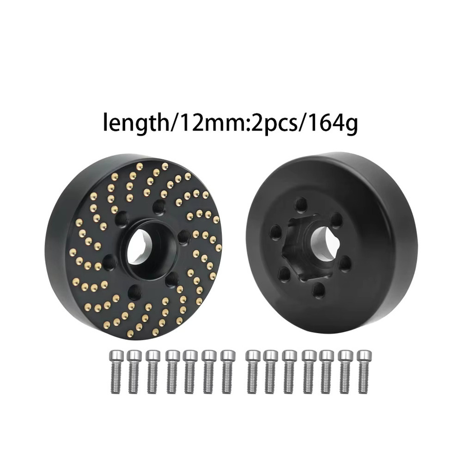 Axial Messing-Rad-Sechskant-Nabenadapter für 1,9 2,2 Beadlock-Felge RC Crawler Car, Zubehör - Bild 2