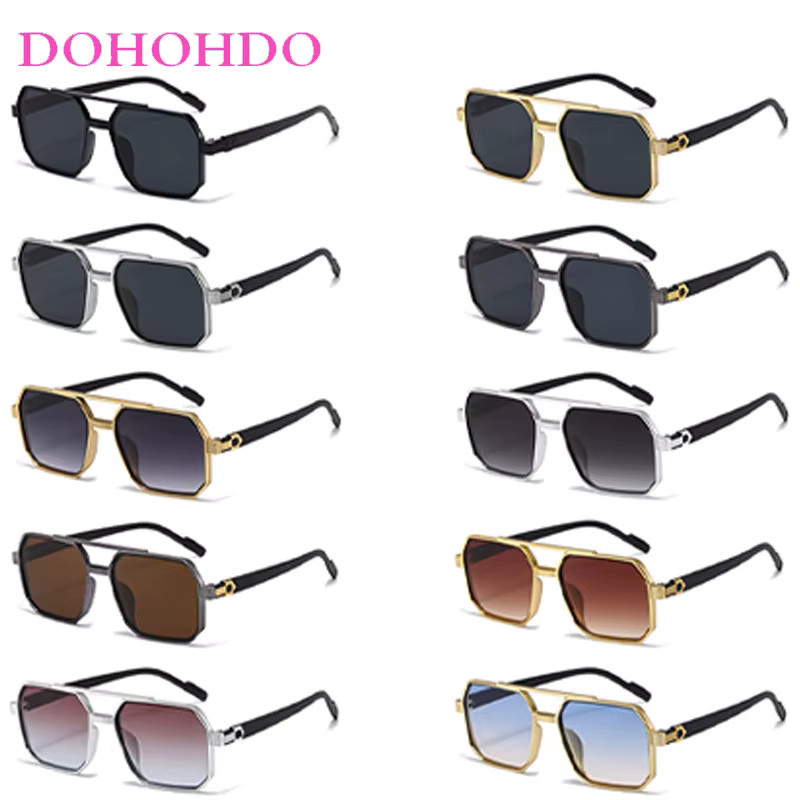 DOHOHDO Aviator Sonnenbrille, Metall, Vollrand, Unisex - Bild 5
