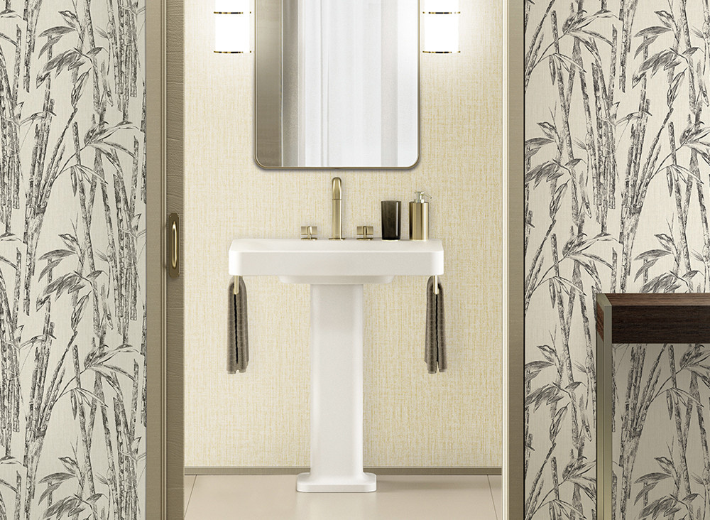 Armani Casa Teppich Nikko 9850 in Beige und Schwarz mit floralem und orientalischem Design - Bild 1