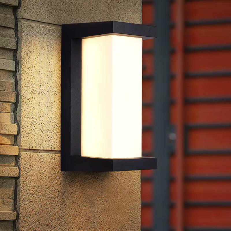 Moderne quadratische LED Wandleuchte von CHENBEN in Schwarz mit Up-Down-Licht, IP65 wasserdicht für Balkon, Wohnzimmer und Schlafzimmer, 25 W - Bild 2
