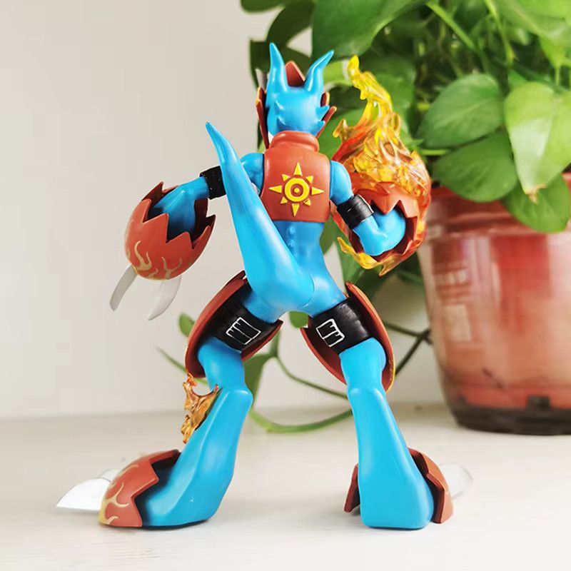 Bandai Digimon Flamemon Anime Charakter Actionfigur aus PVC, Multicolor, Höhe: 18 cm - Bild 2