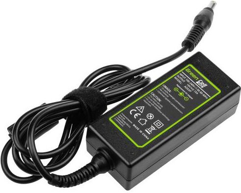 Green Cell GC-AD53P Notebook-Netzteil 40W 19V 2.15A in Schwarz mit Barrel-Stecker - Bild 1