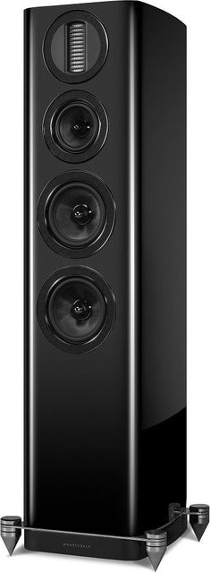 Wharfedale AURA 3 Passive Stand-Lautsprecher Paar in Schwarz Hochglanz - Bild 1