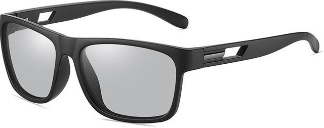 Yiran Sonnenbrille, quadratisch, Vollrand, Kunststoff, schwarz, Herren - Bild 1