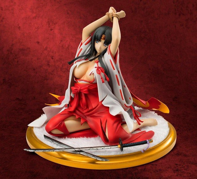 MegaHouse Queen's Blade Rebellion Schwertheilige Jungfrau Tomoe Excellent Model Limited 1/8 Maßstab Bemalte Anime-Figur - Bild 1