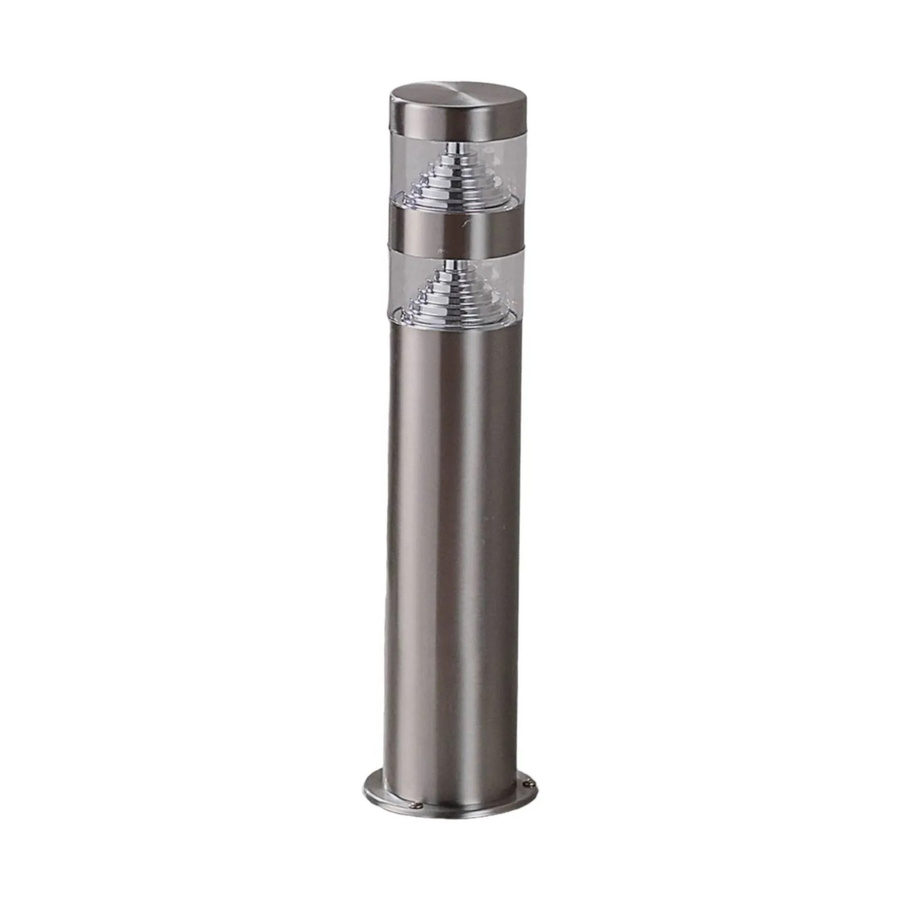 Lindby LED Außenleuchte Lanea Modern aus Edelstahl und Alu in Alu-grau/Silber, IP44, 1-flammig - Bild 2