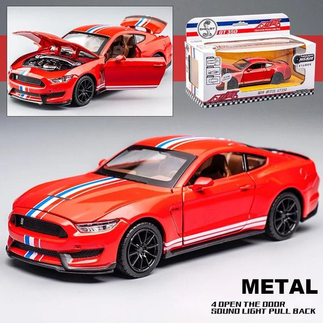 Linyi toy car Mustang Shelby GT350 Automodell, 1:32, Legierung, ab 14 Jahren - Bild 1