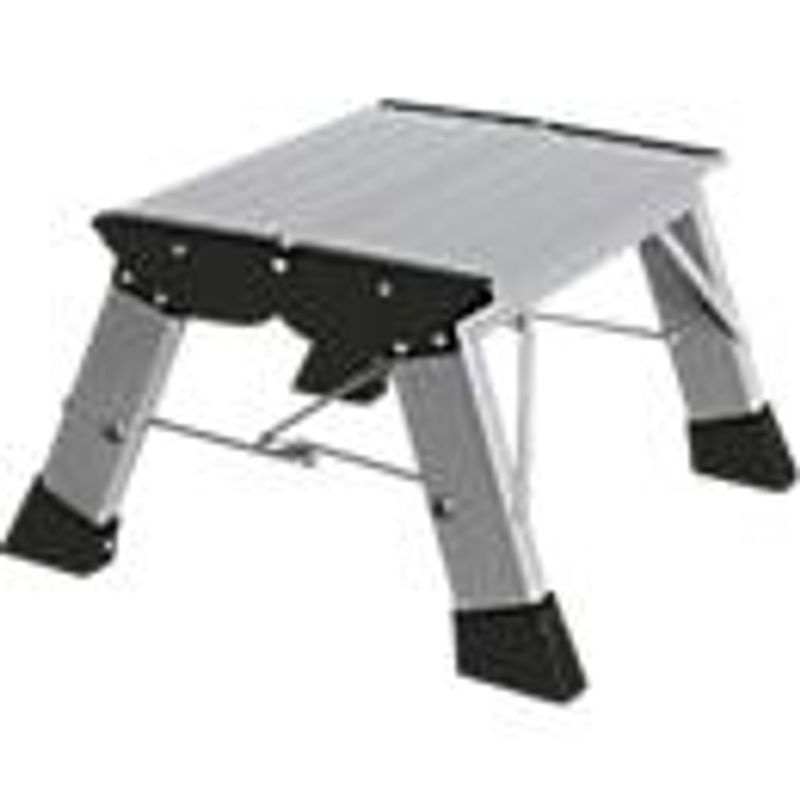 Klapptritt Krause Treppy, 1 Stufe, Silber, Aluminium - Bild 3