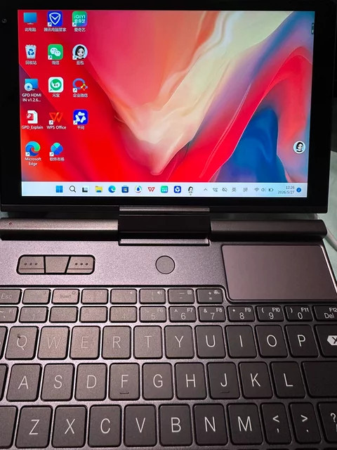 GPD Pocket 3 Mini Modularer Laptop in Schwarz mit 8 Zoll Display, Intel i7 7505, 16GB RAM und 1TB Speicher - Bild 1