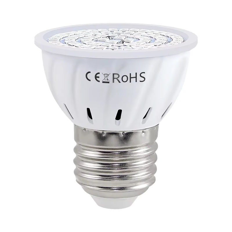 2 Stück CanLing LED Pflanzenlampen E27 9W Grow Light für Indoor-Blumen und Topfpflanzen in Weiß - Bild 6