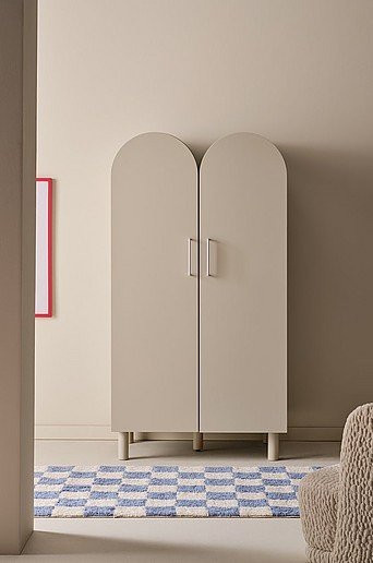 Jotex Kindergarderobe DANTE in Beige aus Holz und MDF, modern gestaltet - Bild 1