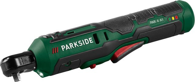 Parkside Akku-Ratsche PAR 4 A1 in Grün mit Akku - Bild 1