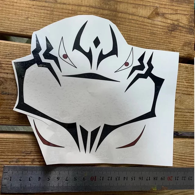 Fish Run Temporärer Tattoo-Aufkleber Anime Ryoumen Sukuna, Unisex - Bild 1