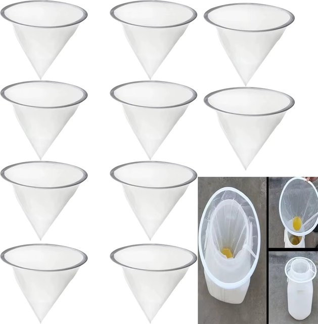 10er Set Bienenzucht Honigsiebe als Mesh-Filterbeutel zur Honigextraktion - Bild 1