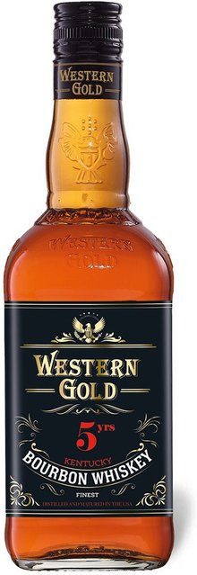 Western Gold Bourbon Whiskey 5 Jahre 0,7 l - Bild 1