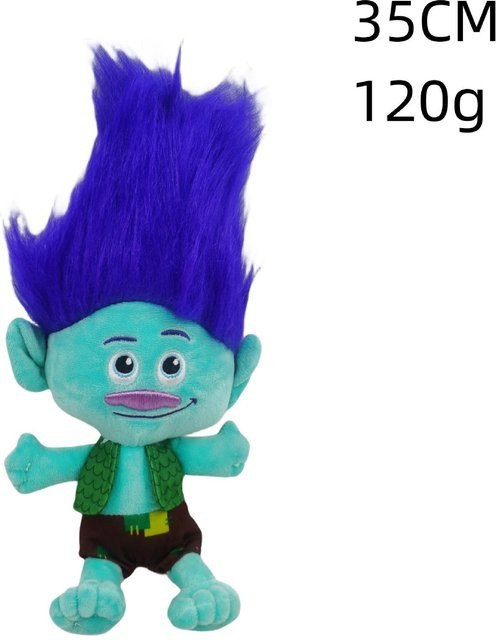 XQ Toy tycoon Trolls Band Together Poppy Branch, Plüschtier, blau - Bild 1