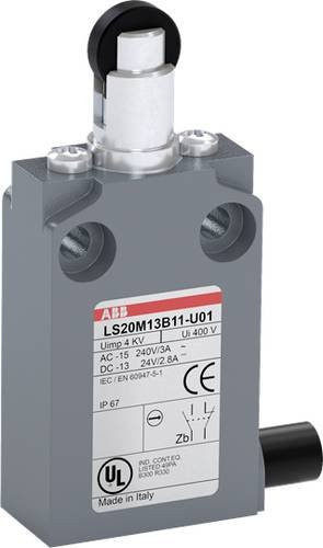 ABB LS20M13B11-U01 Positionsschalter mit Kuppenstößel, 10A, grau - Bild 1