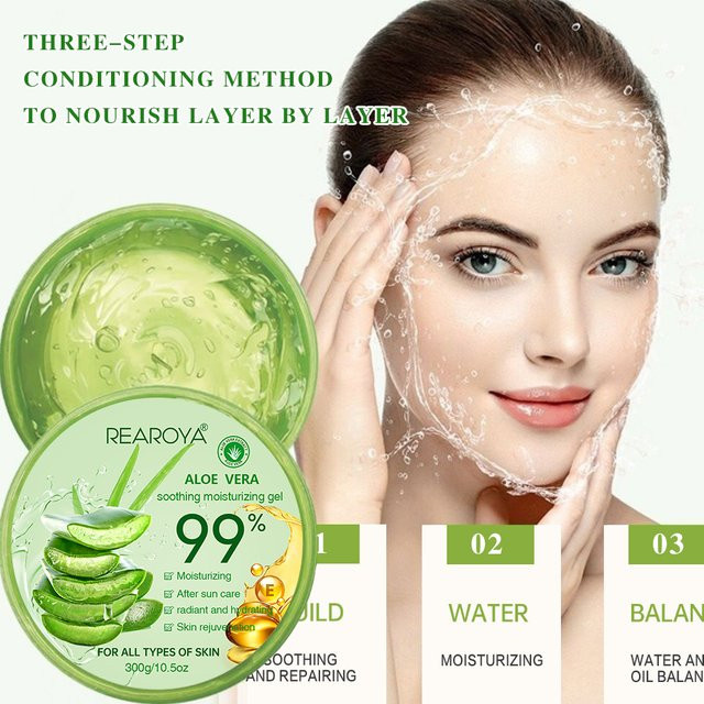 eelhoe Aloe Vera Gel-Creme für das Gesicht, Unisex - Bild 1