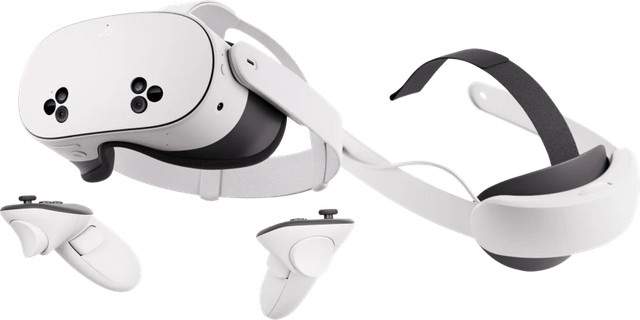 Meta Quest 3S 128GB VR-Headset in Weiß inklusive Elite Strap mit Akku für Mobile und PC - Bild 1