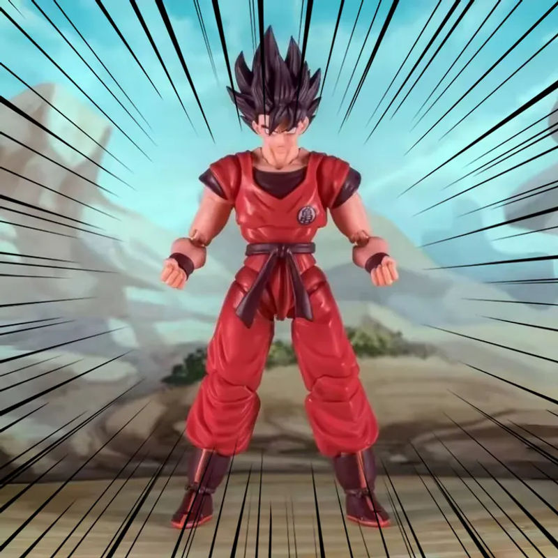 Bandai Dragon Ball Wukong SHF Crimson Martial Arts Actionfigur in Rot, Höhe: 14,5 cm - Bild 2