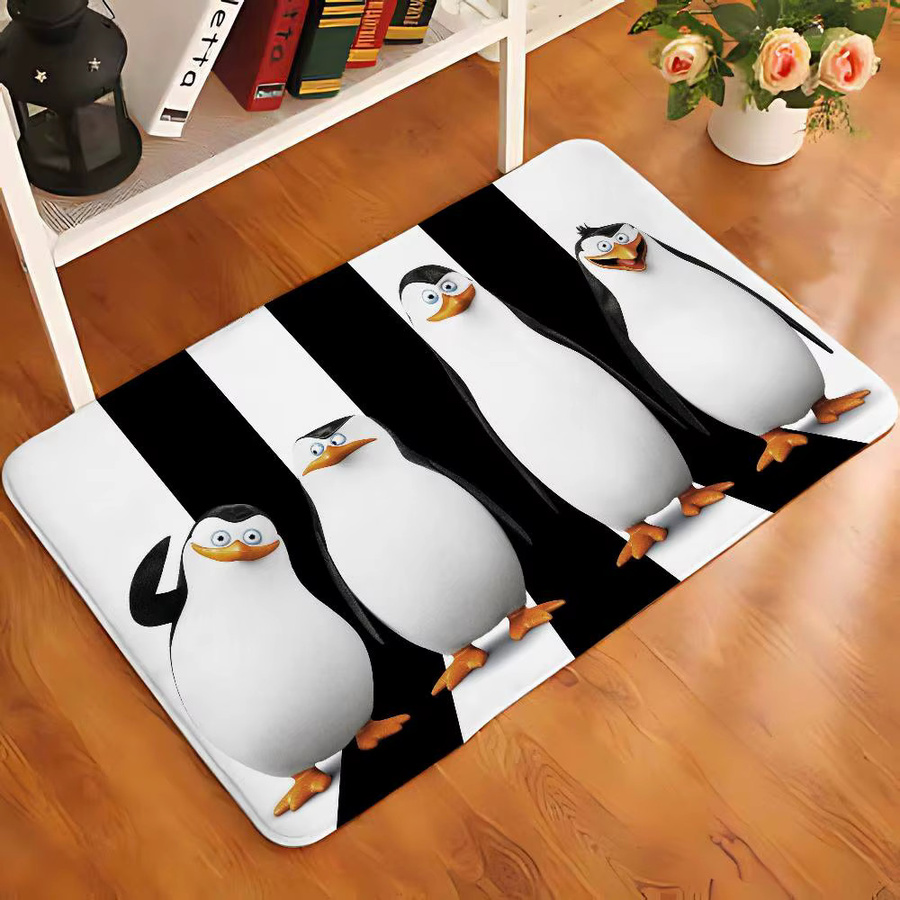 52TOYS Madagaskar Pinguine Saugfähige Bodenmatte, Mehrfarbig, B/T: 60,0 x 40,0 cm - Bild 4