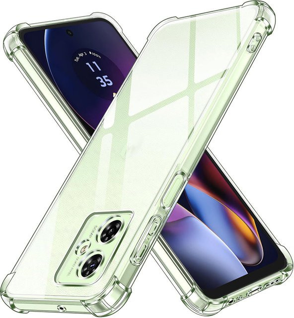 Techsuit stoßfeste transparente Schutzhülle für Motorola Moto G64 und G54 Power Edition - Bild 1