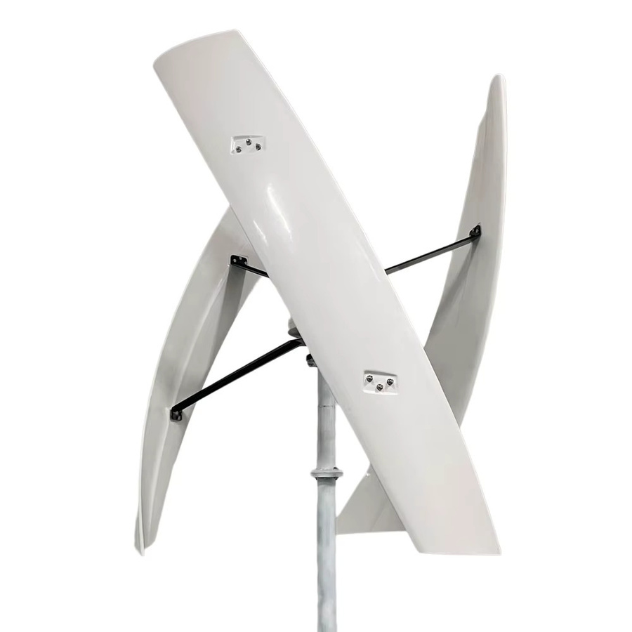 Rewindagic Vertikale Windturbine mit Permanentmagnet-Generator und netzgekoppeltem Wechselrichter, 3-Phasen-Generator, Weiß - Bild 4
