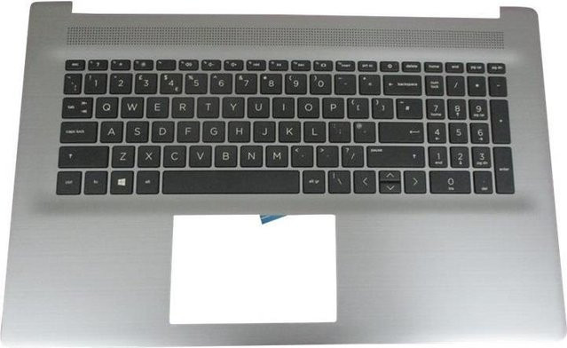 HP Ersatztastatur für Notebook mit oberer Abdeckung in Silber, Layout Deutsch (M51631-041) - Bild 1