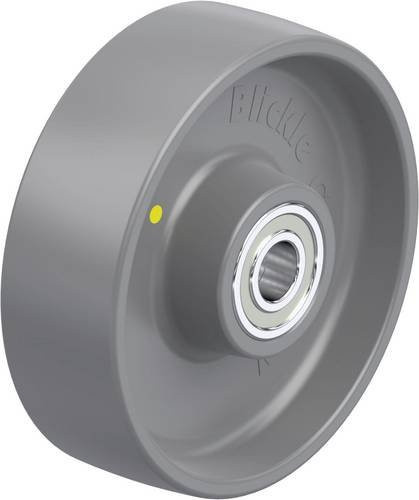 Blickle Rad PO 160/20K-ELS in Grau mit Kunststoffrolle und 450kg Tragfähigkeit - Bild 1