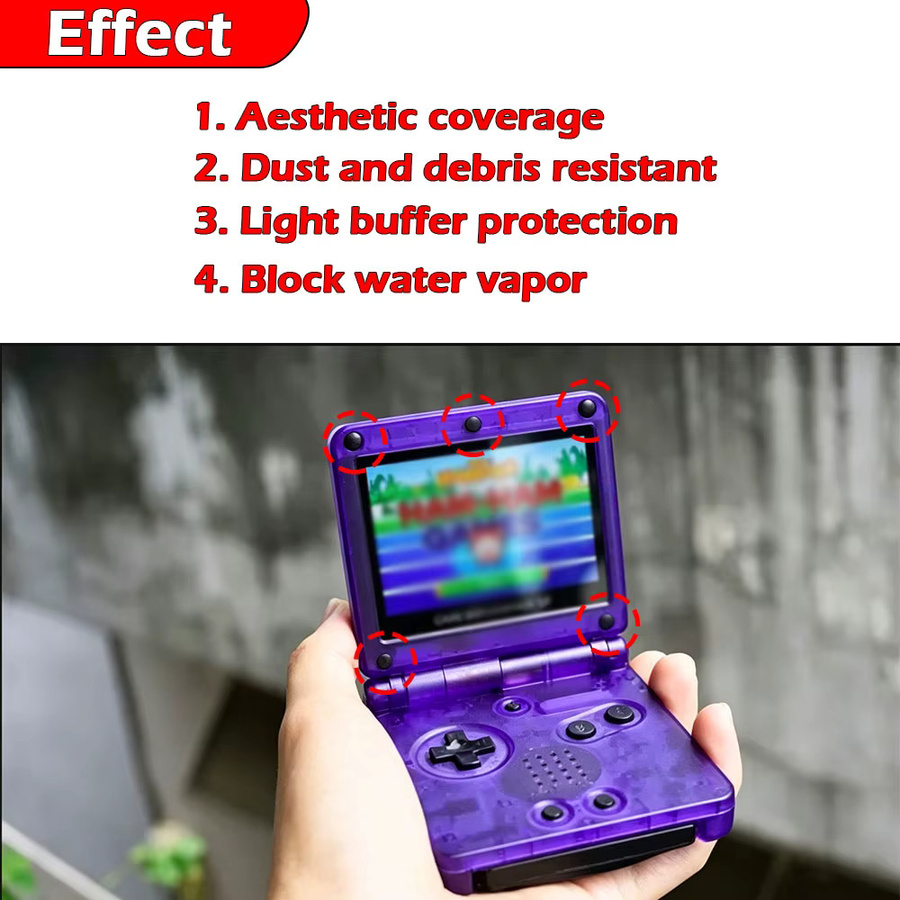 TingDong Gummi-Schraubenloch-Staubschutzkappen in Blau für GBA SP Gehäuse-Ersatzteile - Bild 2