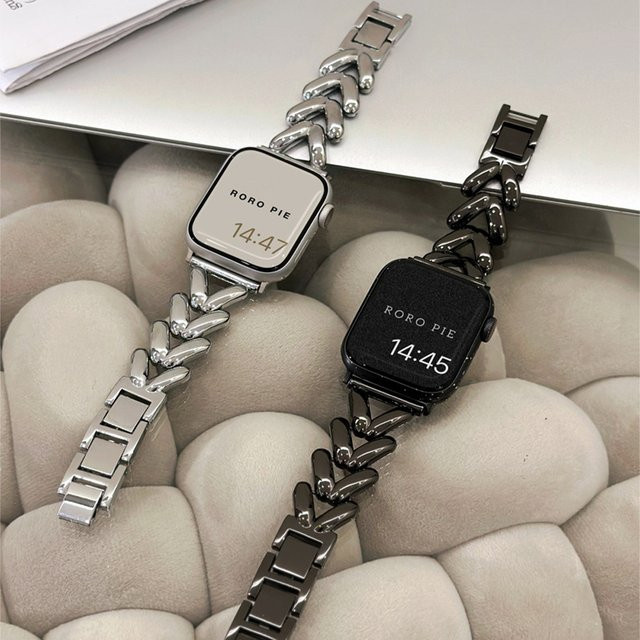 JBAILI Uhrenarmband Edelstahl, Silber, Unisex - Bild 1