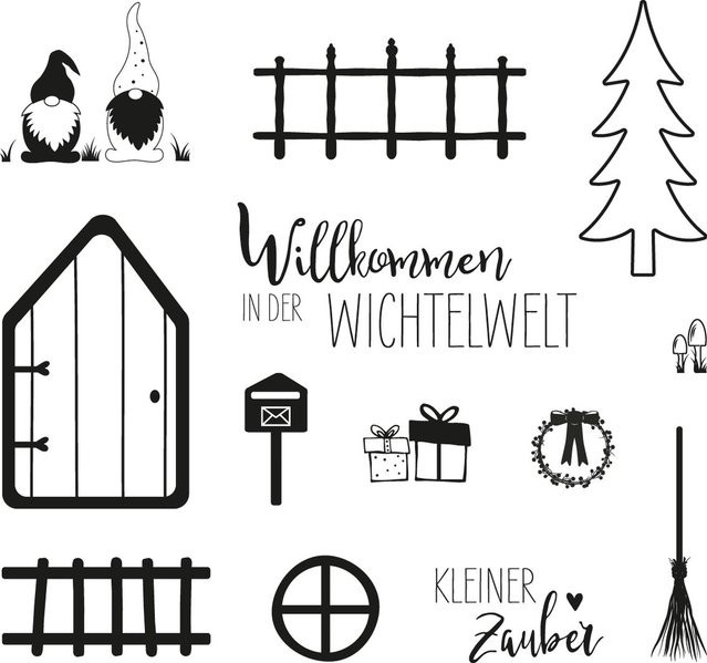 Clear Stamps Wichtelwelt Stempelset - Bild 1