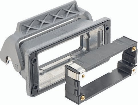 HARTING Anbaugehäuse 09 30 016 0397 09300160397 aus Aluminium in Grau - Bild 1