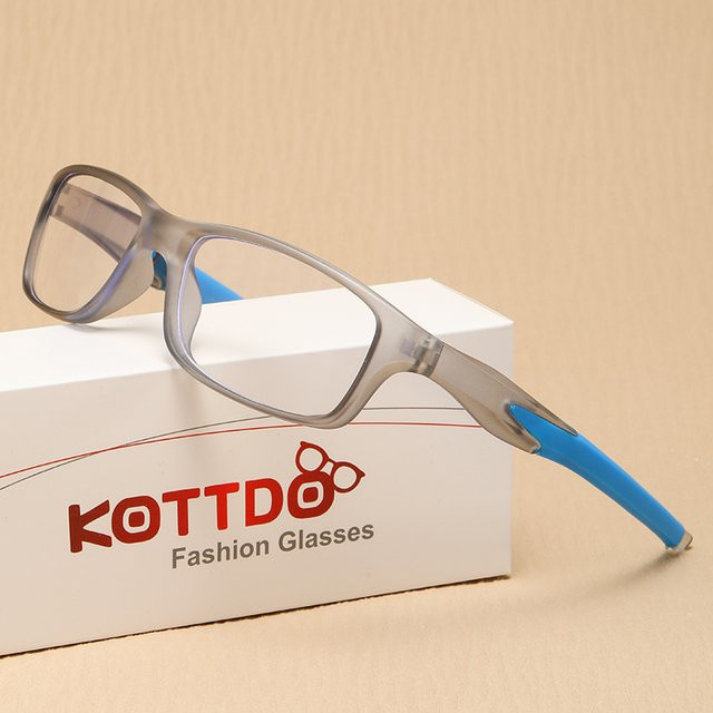 KLASSNUM Lesebrille, Kunststoff, Vollrand, rechteckig, transparent, Unisex - Bild 1