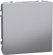 Merten Blindabdeckung System Design Edelstahl MEG4075-6036 in Silber/Grau für die Unterputzmontage - Bild 1