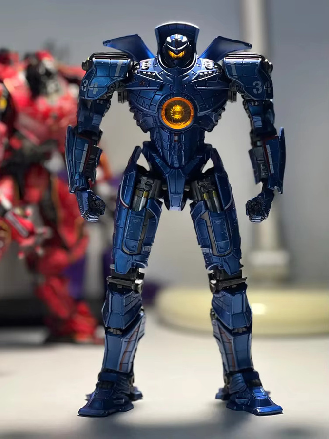 Bandai Eureka Striker, Gelenkmodell, Blau - Bild 6