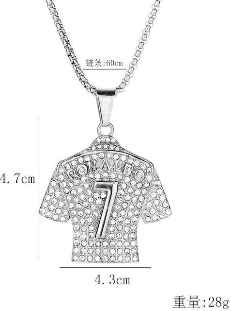 SY-Trend Jewelry Halskette, Titanstahl, Weiß, Jungen - Bild 1
